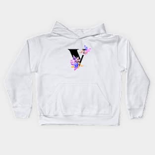 Capital letter V Kids Hoodie